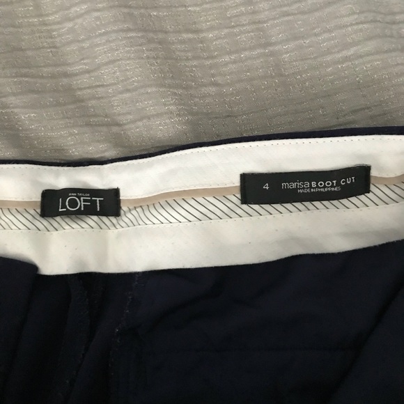 Navy Loft dress pants! Very comfortable!! - Picture 2 of 3